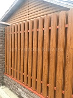 ворота откатные штакетник