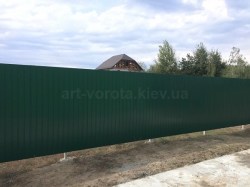 Заборы из профнастила
